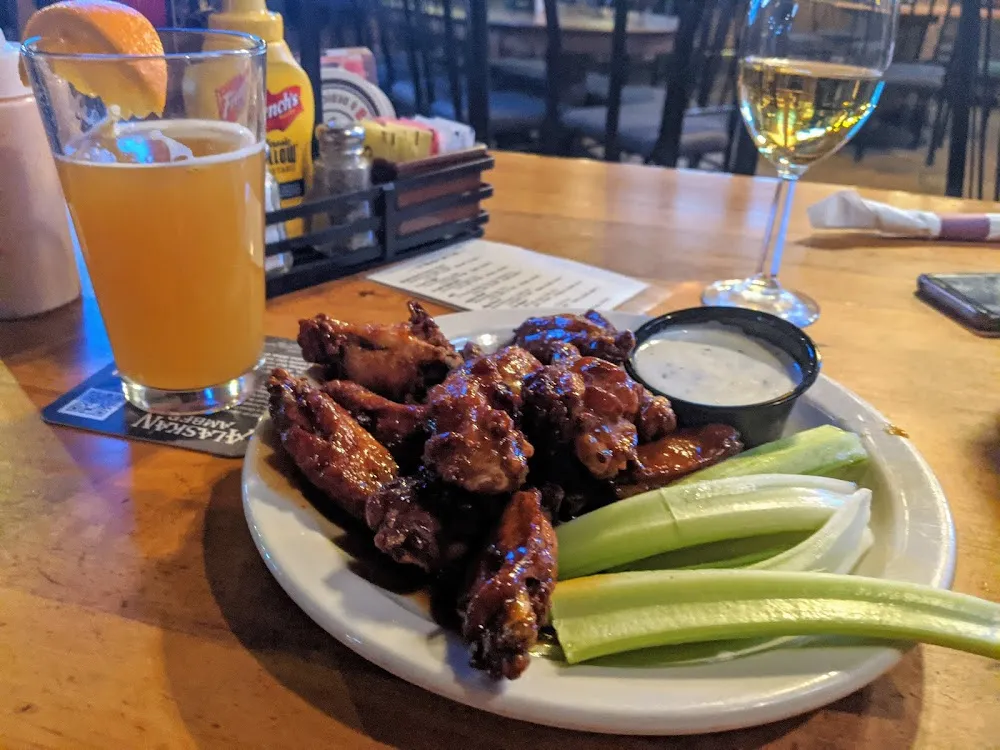 Garlic Honey Chicken Wings